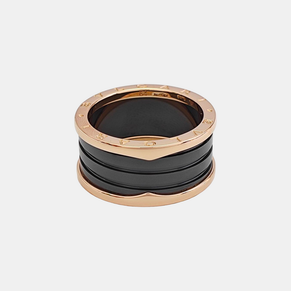 B.ZERO1 18k Rose Gold Ring EU 64