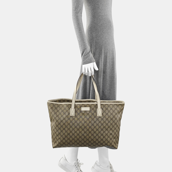 GG Imprime Monogram Coated Canvas Brown