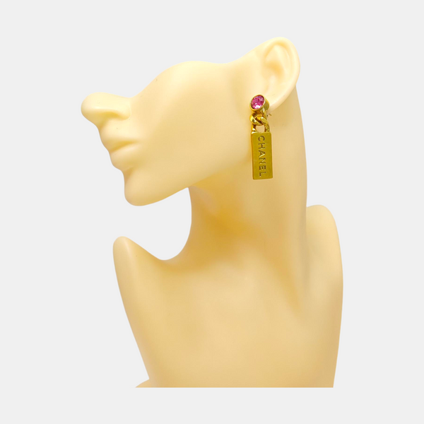Metal Gold Stud Earrings