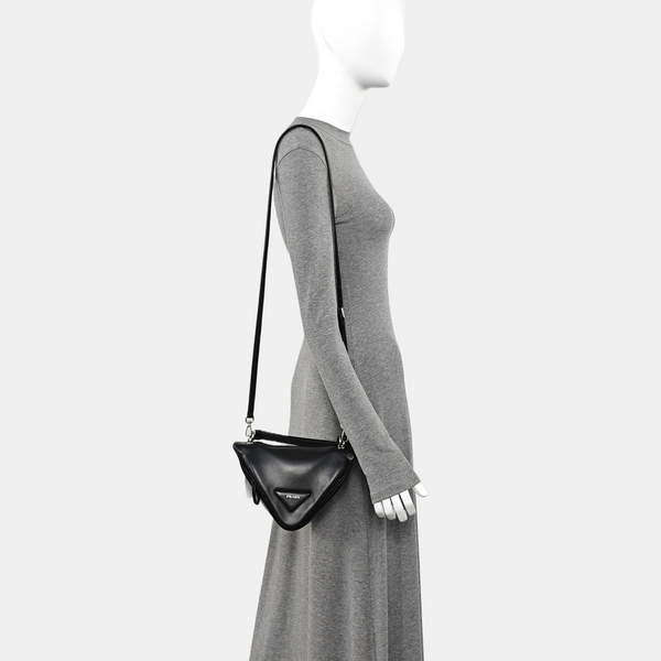 Lambskin Shoulder Bag Black