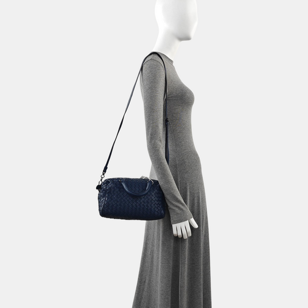 Lambskin Shoulder Bag Blue