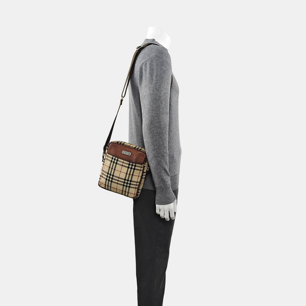 Canvas Shoulder Bag Brown