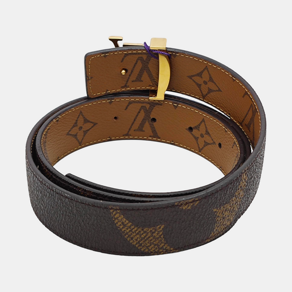 Coated Canvas Belt Brown