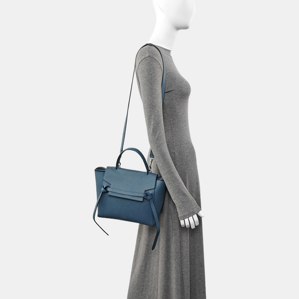 BELT Micro Calfskin Blue
