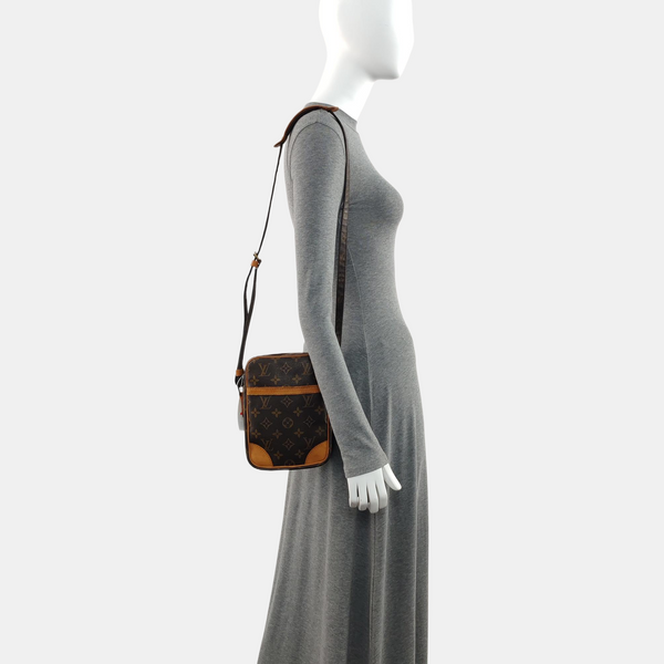 DANUBE Monogram Coated Canvas Brown