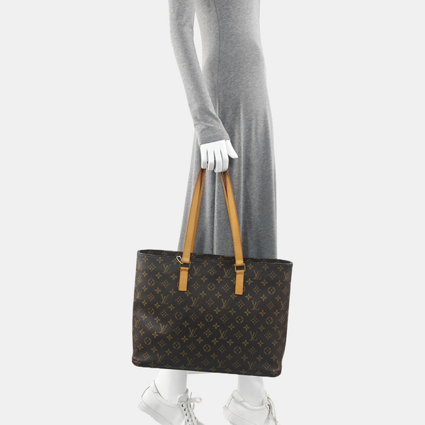 VINTAGE VAVIN GM Monogram Coated Canvas Brown