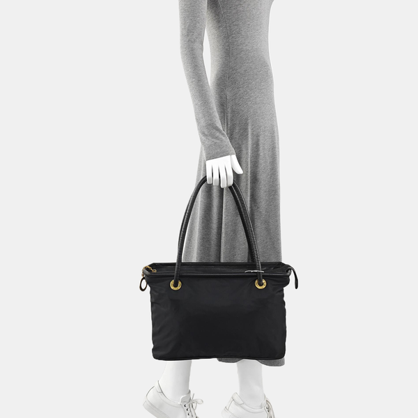 Nylon Tote Bag Black