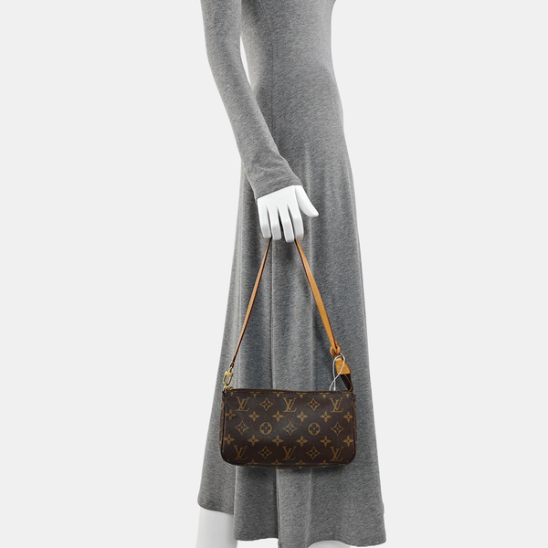 ACCESSOIRES Monogram Coated Canvas Brown