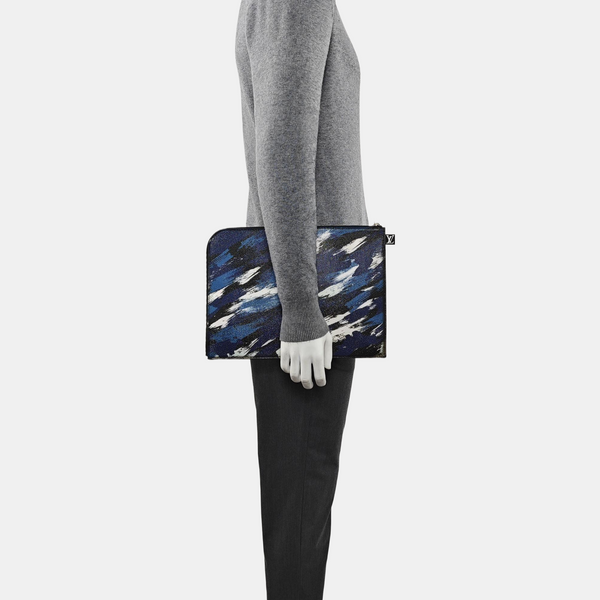 Calfskin Clutch Blue