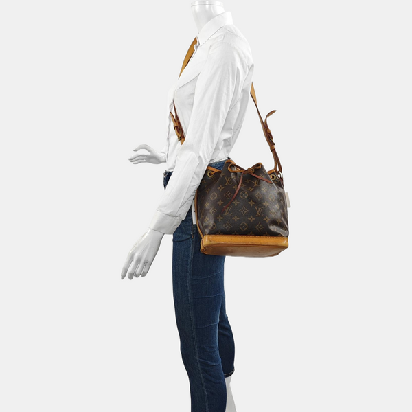 NOÉ BB Monogram Coated Canvas Brown