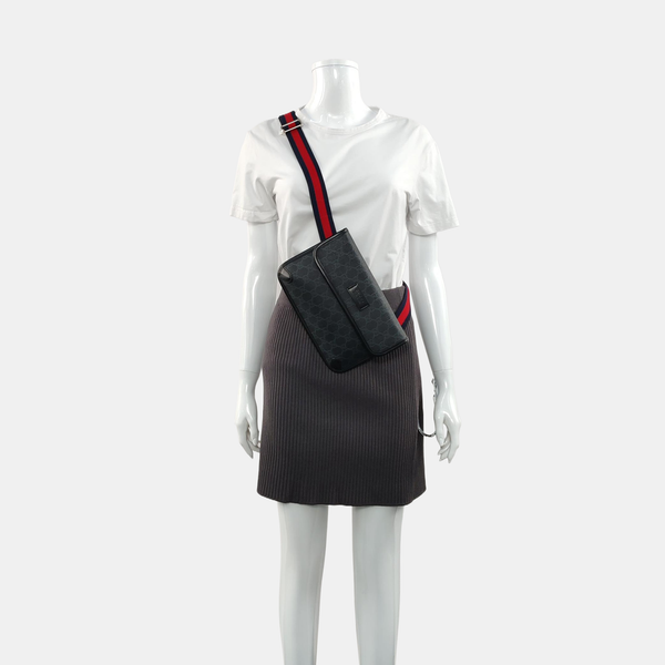 Neo Vintage Monogram Coated Canvas Black
