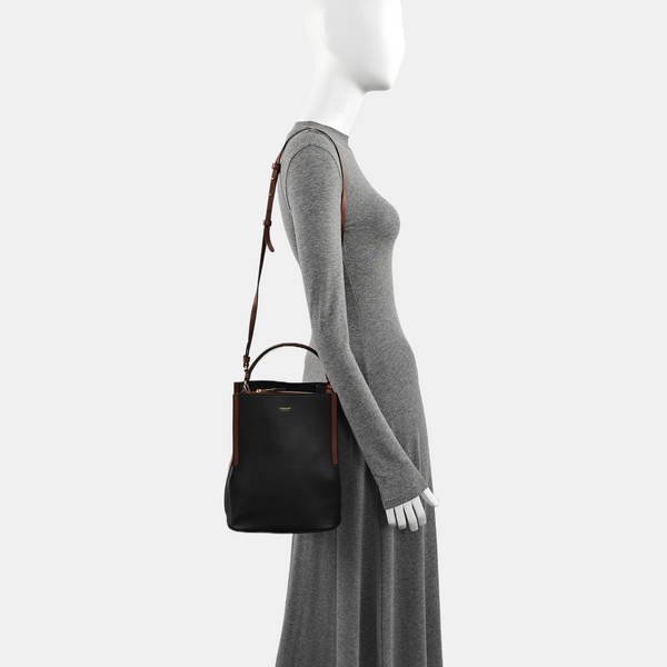Peggy Small Calfskin Black