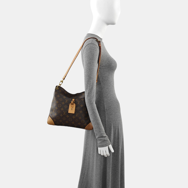 ODEON MM Monogram Coated Canvas Brown