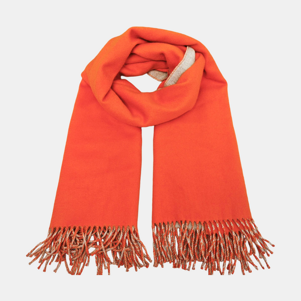 Cashmere Scarf Orange