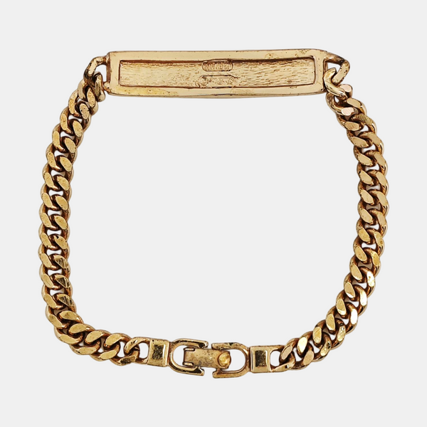 Petit CD Metal Gold Bracelet
