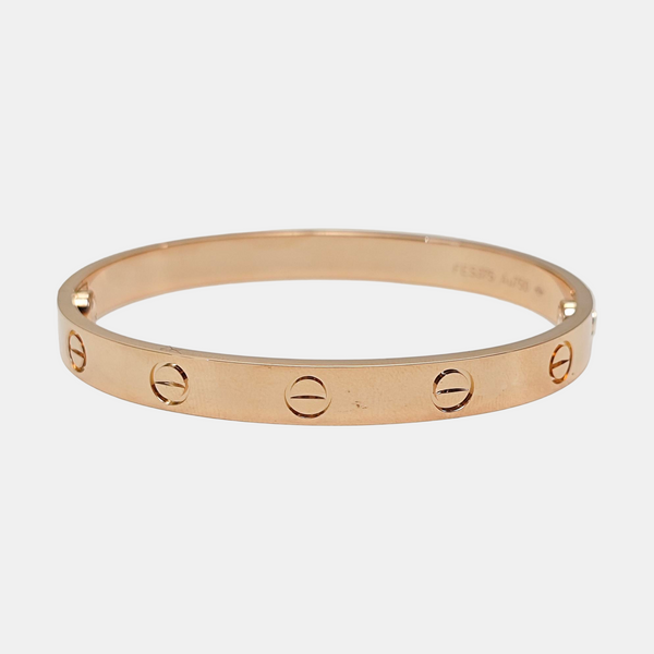 LOVE 18k Rose Gold Bangle