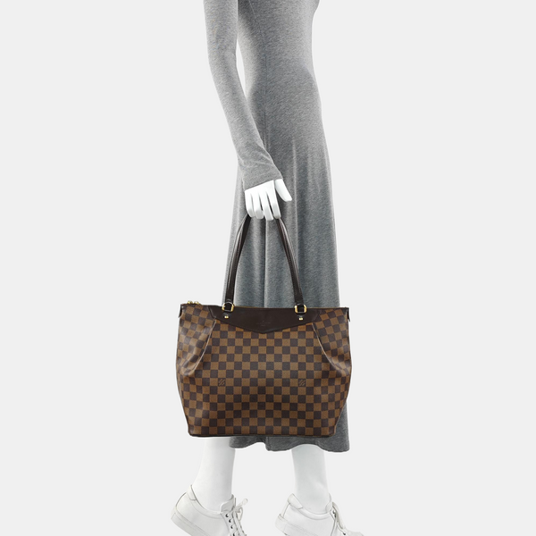 WESTMINSTER GM Damier Ebene Coated Canvas Brown