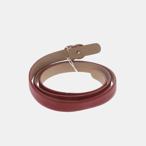 Red Leather Belt