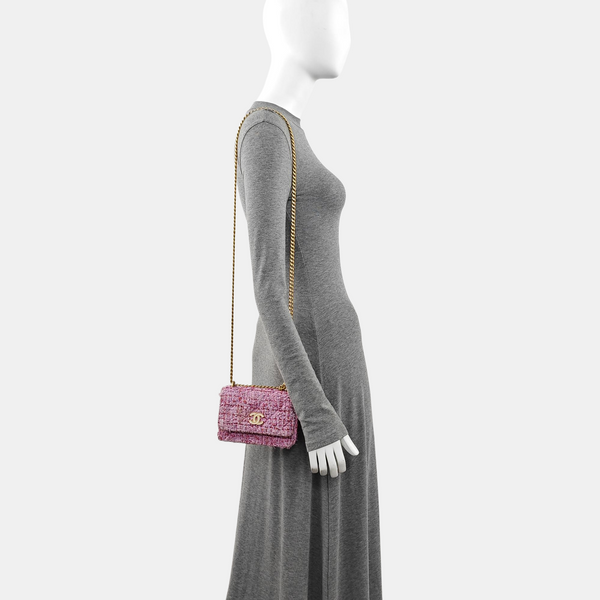 Felt Shoulder Bag Pink