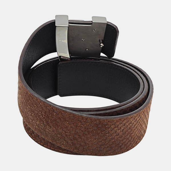 Suede Belt Brown
