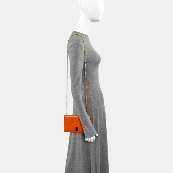Ginny Calfskin Orange