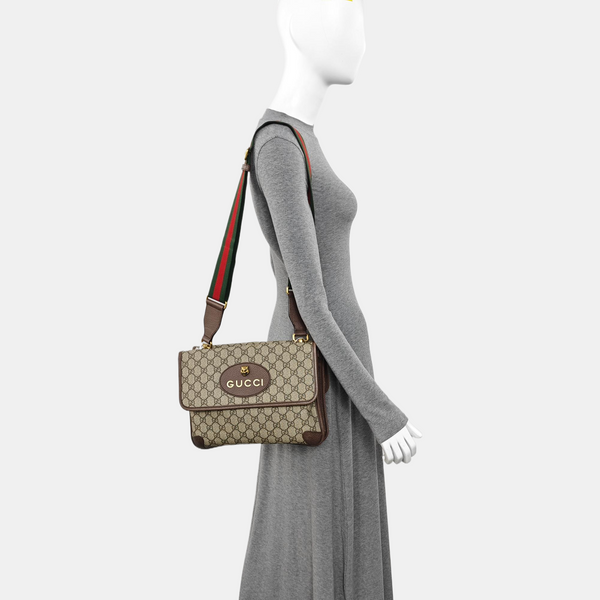 Neo Vintage Large Monogram Coated Canvas Brown