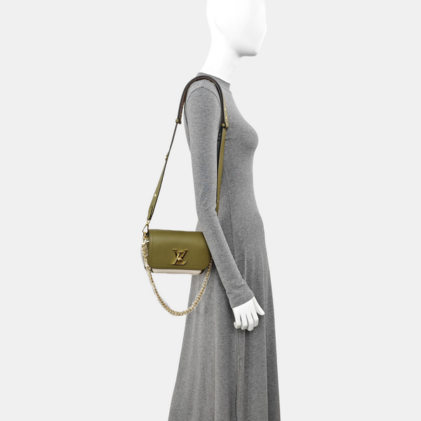 LOCKME TENDER Calfskin Green
