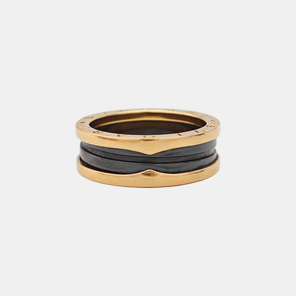 B.ZERO1 18k Rose Gold Ring EU 64