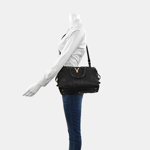 CHYC Y LIGNE Small Calfskin Black