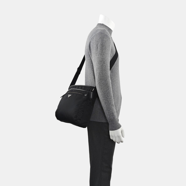 Nylon Crossbody Bag Nylon Black