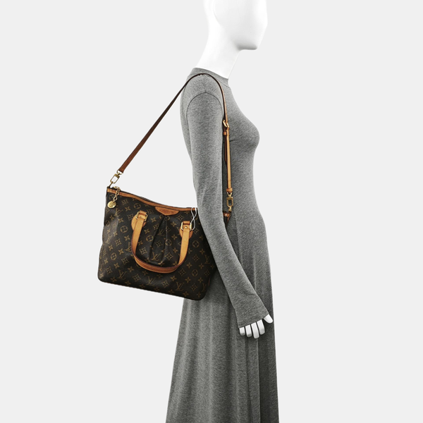 PALERMO PM Monogram Coated Canvas Brown