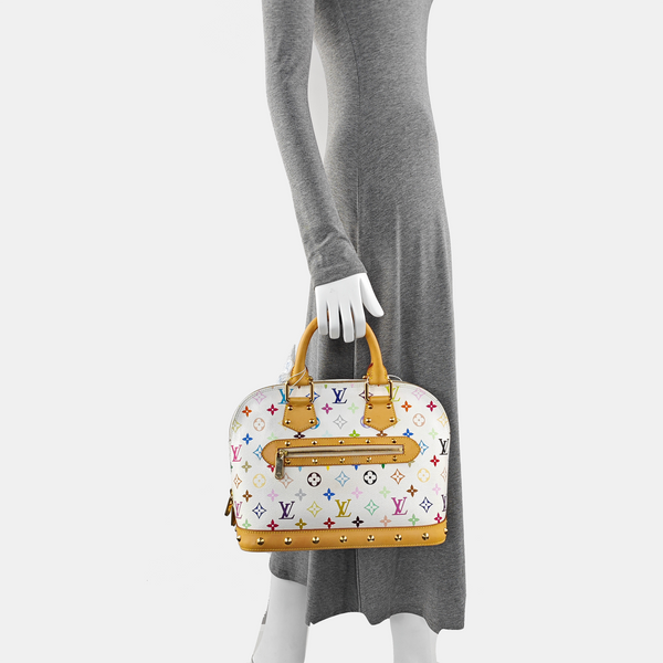 LV × TM ALMA PM Monogram Coated Canvas White