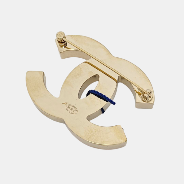 Metal Gold Brooch