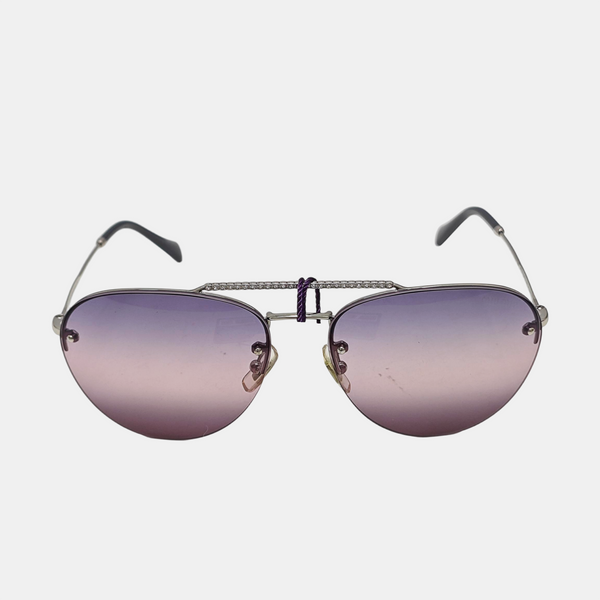 Metal Sunglasses Purple
