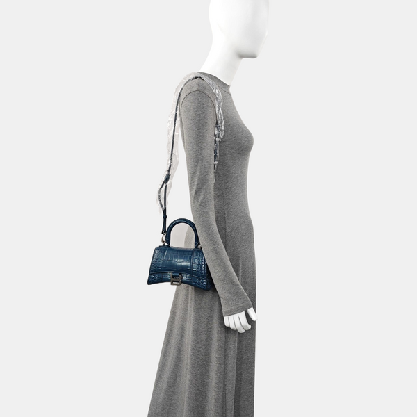 Hourglass XS Calfskin Blue