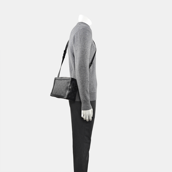 SOFT TRUNK Monogram Coated Canvas Black