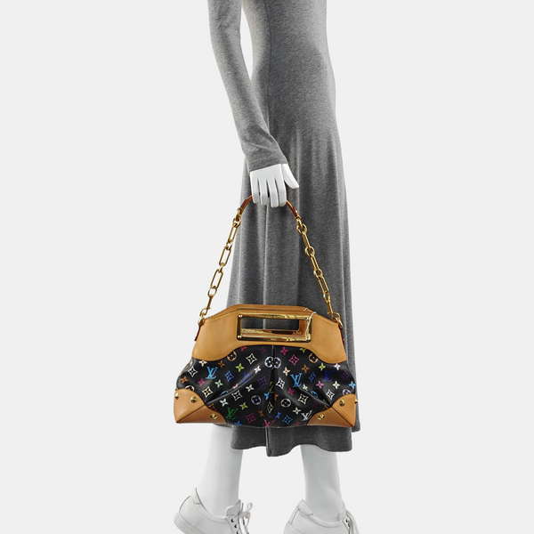 LV × TM JUDY Monogram Coated Canvas Black