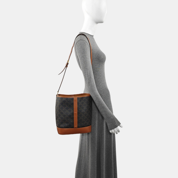 TRIOMPHE CANVAS Medium Coated Canvas Brown