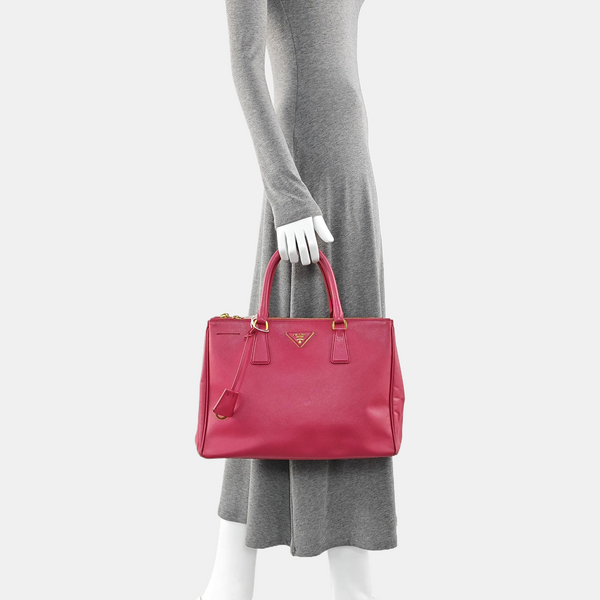 Galleria Large Calfskin Red
