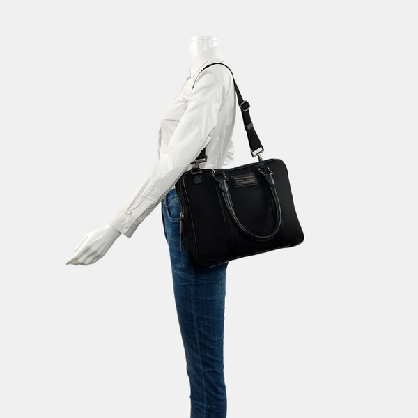 Fabric Shoulder Bag Black