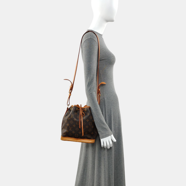 NOÉ BB Monogram Coated Canvas Brown