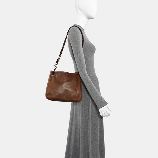 Calfskin Tote Bag Brown
