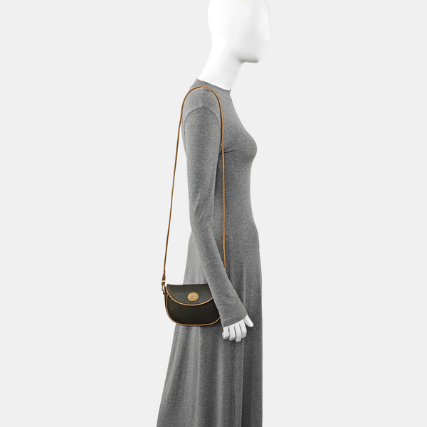 Calfskin Crossbody Bag Brown