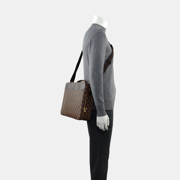 SABANA Damier Ebene Coated Canvas Brown
