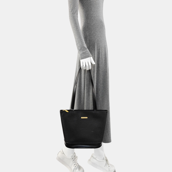 Calfskin Shoulder Bag Black