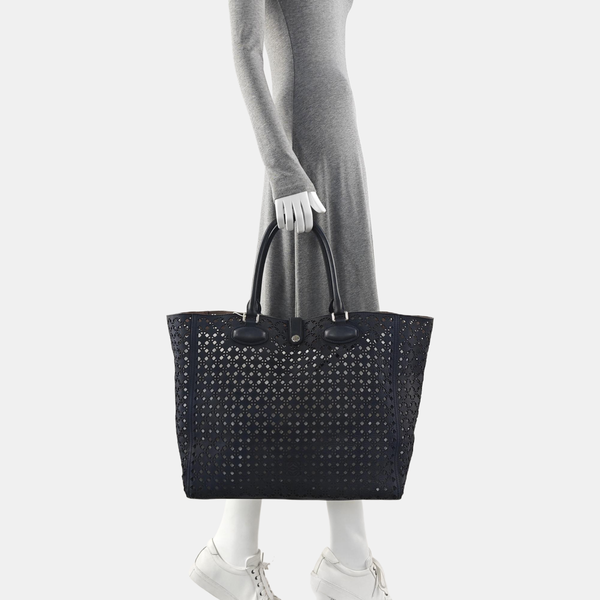 Calfskin Tote Bag Black