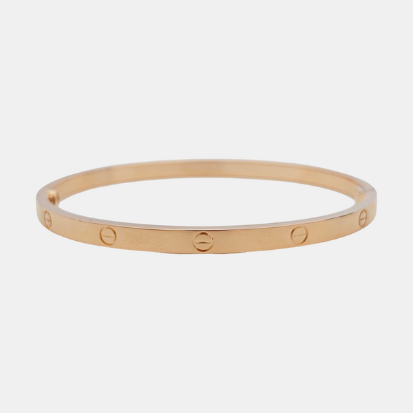 LOVE 18k Rose Gold Bangle