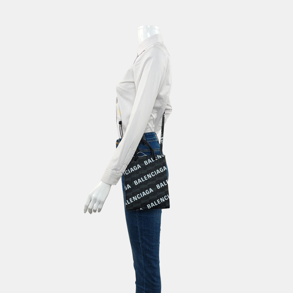 MONOGRAM Large Coated Canvas Black