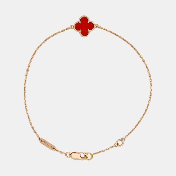 Sweet Alhambra 18k Rose Gold Bracelet