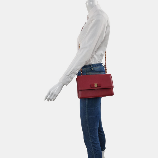 Ginny Calfskin Red